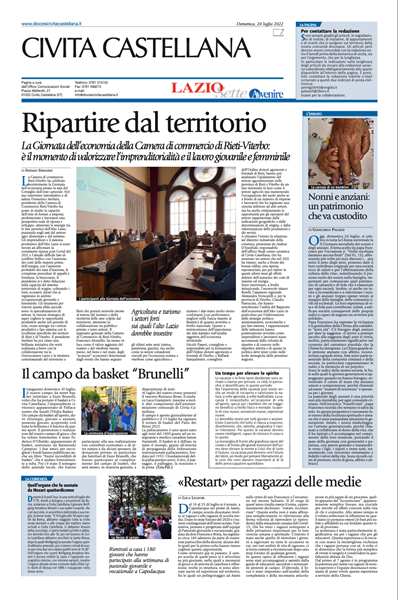 Avvenire - pagina diocesana del 24/07/2022